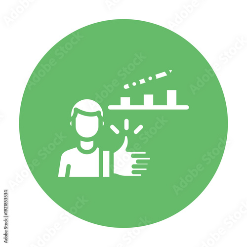 Customer Behavior Vector Icon