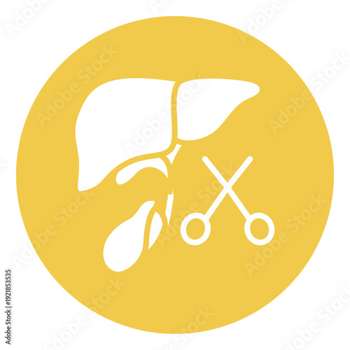 Gallbladder Removal Vector Icon