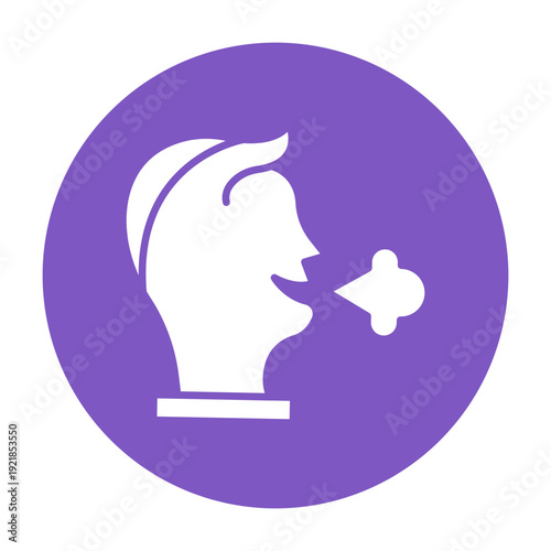 Shortness of Breath Vector Icon