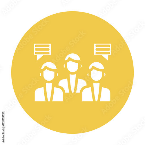 Daily Standup Vector Icon