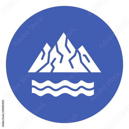 Glaciers Vector Icon