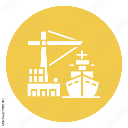Port Of Call Vector Icon