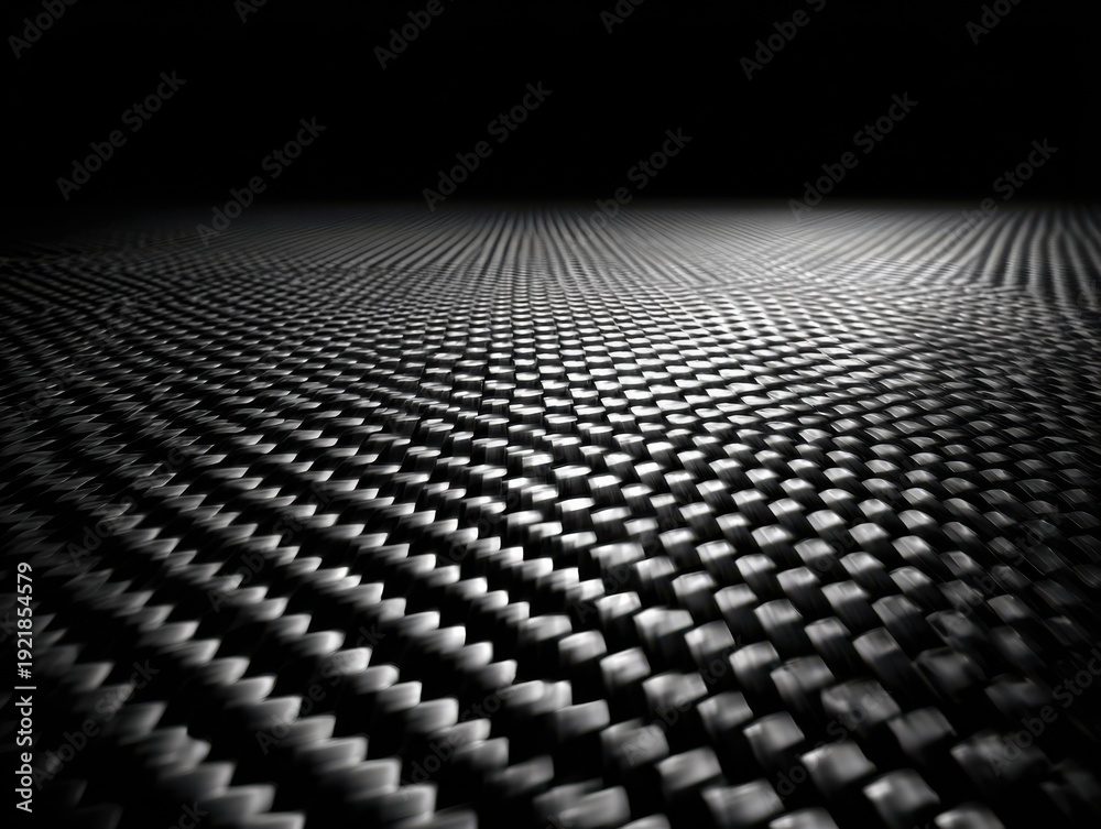 Fototapeta premium carbon fiber panel isolated on a black background