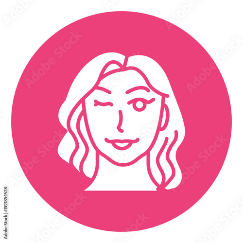 Flirtatious Vector Icon