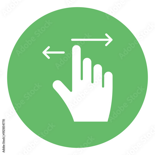 Swipe Left Vector Icon