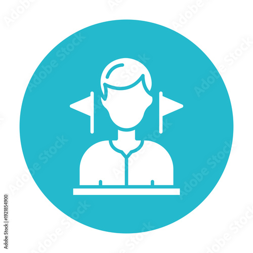 Tour Operator Vector Icon