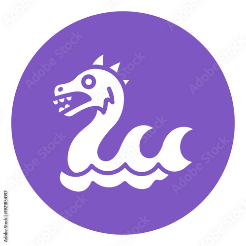 Sea Monster Vector Icon