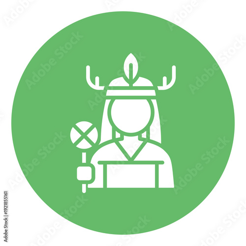Shaman Vector Icon
