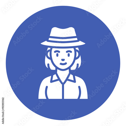 Archaeologist Female Vector Icon