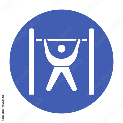 Door Pullup Bar Vector Icon