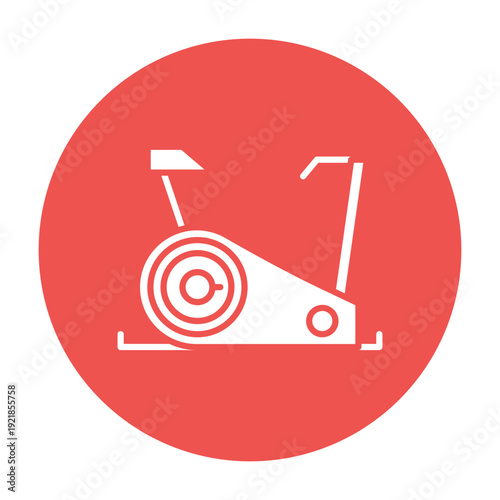 Exercise Bike Vector Icon