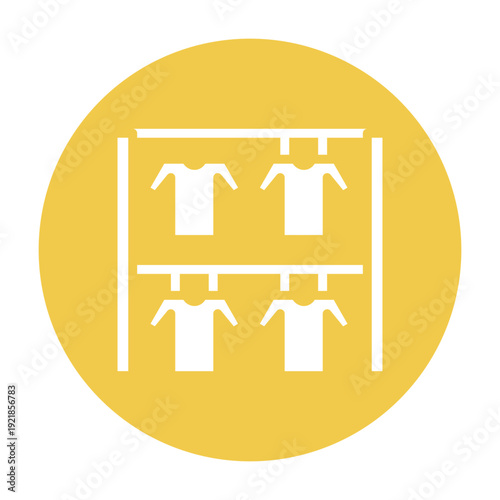 Drying Rack Vector Icon