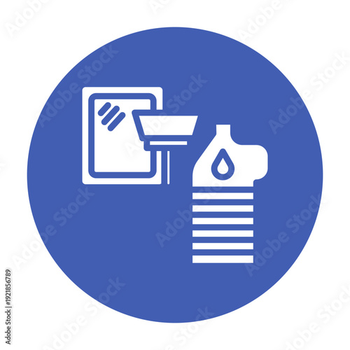 Tile Cleaner Vector Icon