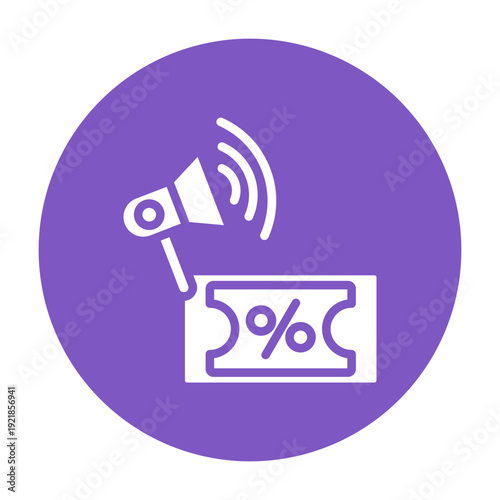 Coupon Campaign Vector Icon