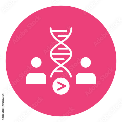 Genetic Comparation Vector Icon