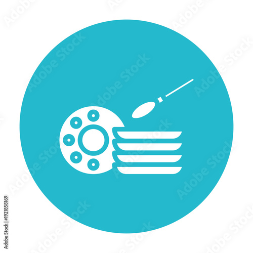 Party Plates Vector Icon