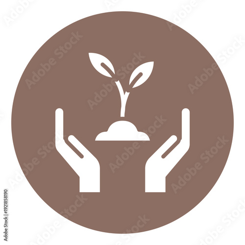Material Grown Vector Icon