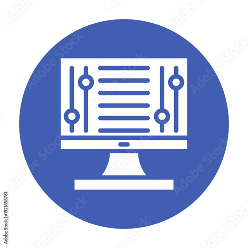 Sound Mixer Vector Icon