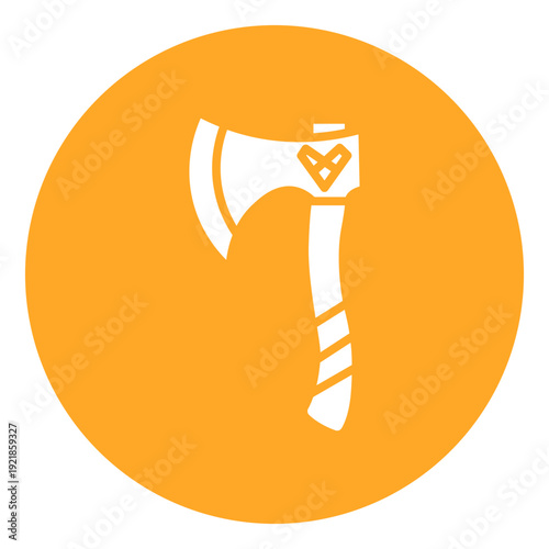 Viking Axe Vector Icon