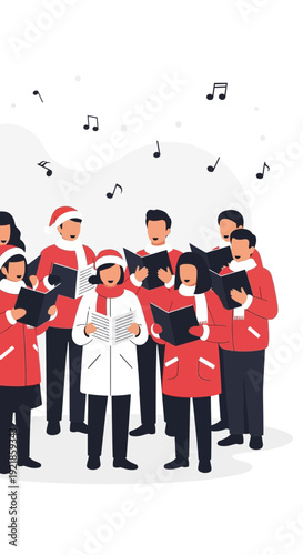 Festive Group Sings Holiday Melodies With Joyful Spirit