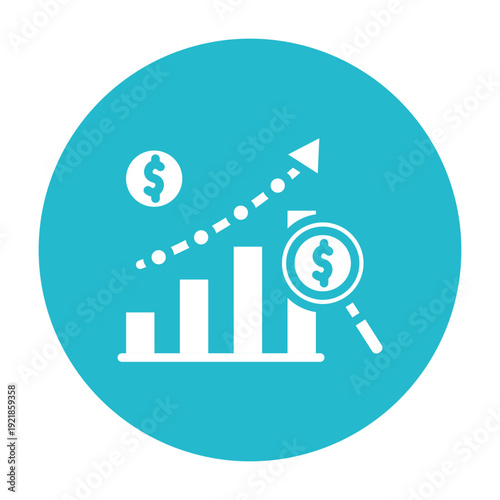 Financial Forecast Vector Icon