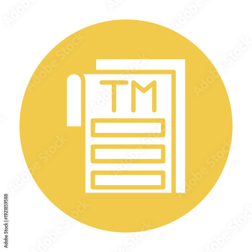 Trademark Vector Icon
