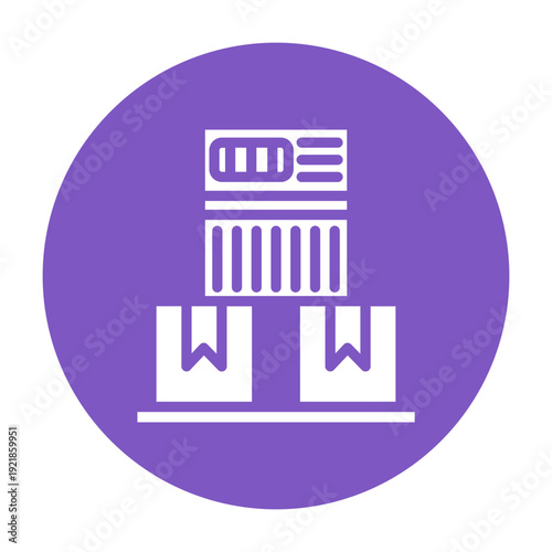 Shipping Label Vector Icon