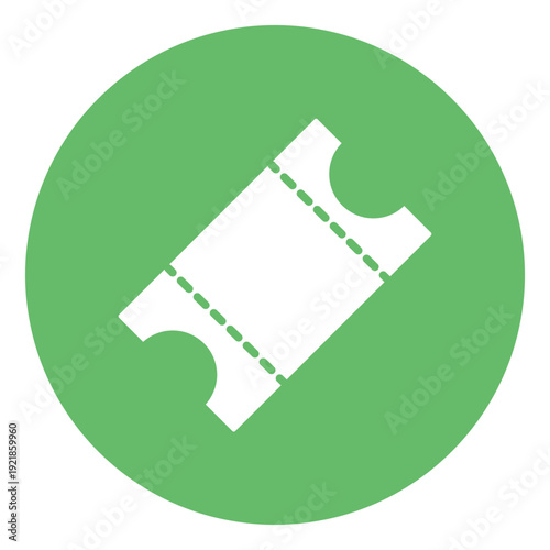 Ticket Vector Icon