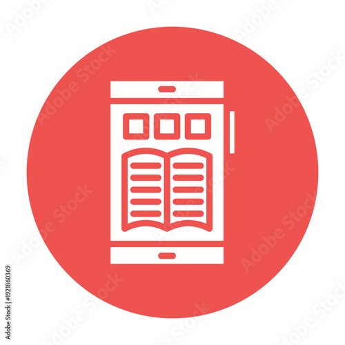 Learning App Vector Icon