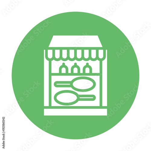 Food Court Vector Icon