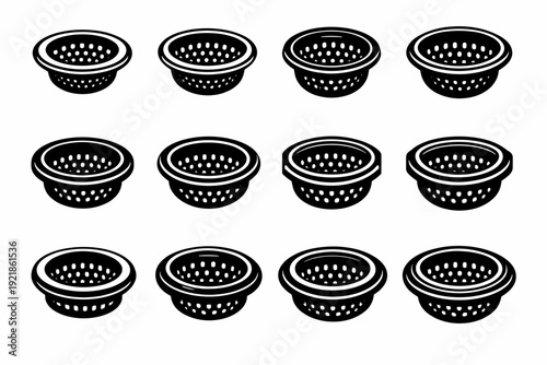 Support sink edge robust strengthened icon filter modern rolled element strainer detail