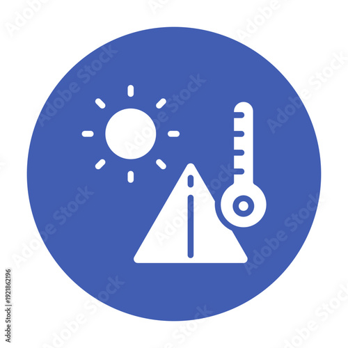 Sunburn Warning Vector Icon