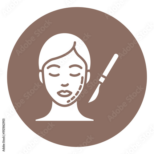 Plastic Surgery Vector Icon