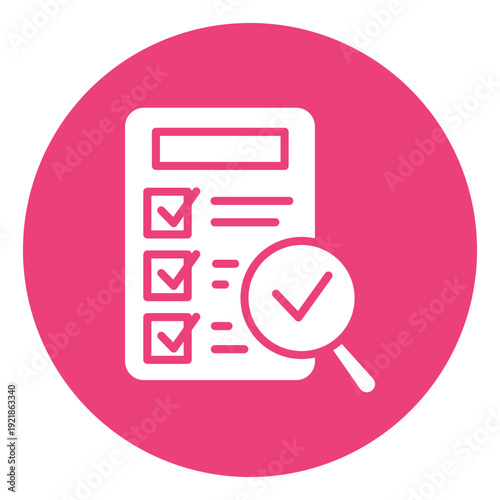 Condition Report Vector Icon