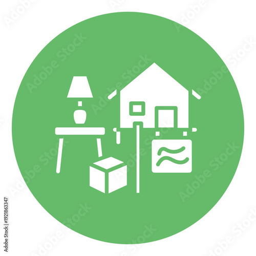 Estate Sale Vector Icon