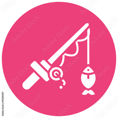 Fishing Rod Vector Icon