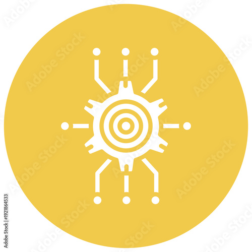 Network Integration Vector Icon