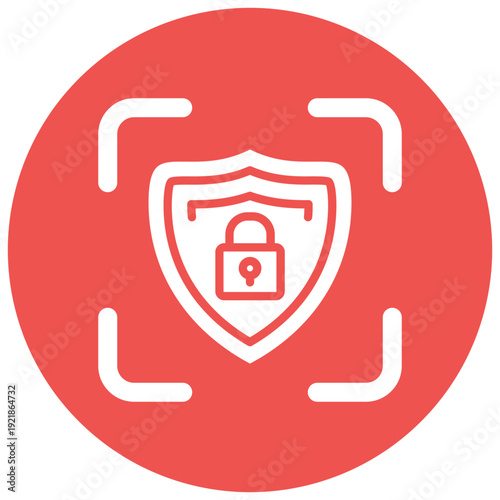 Perimeter Security Vector Icon