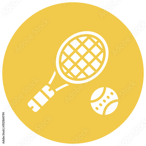 Tennis racket Vector Icon