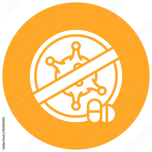 Antiviral Medication Vector Icon