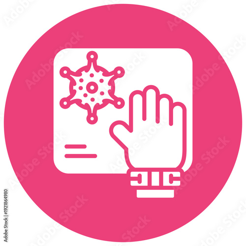 Contaminated Surfaces Vector Icon