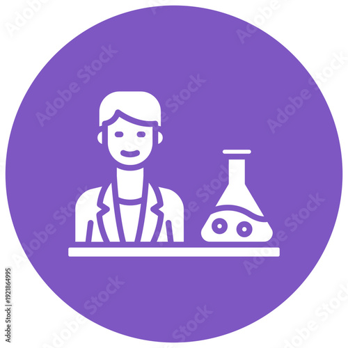 Lab Technician Vector Icon
