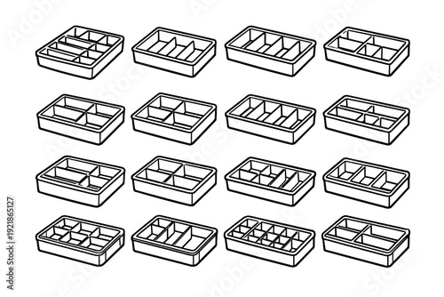 Vector silhouette wall icon design reinforced storage organizer clean modern strong increased