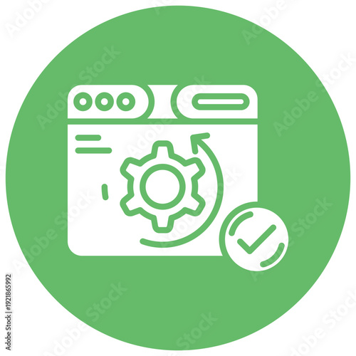 Automated Testing Vector Icon
