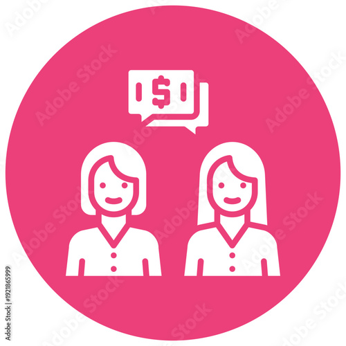 Backroom Bargain Vector Icon