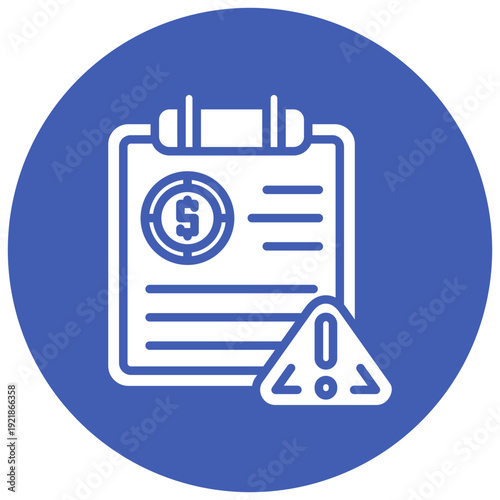 Corrupt Clipboard Vector Icon