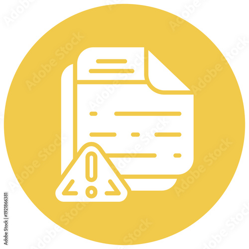 Corrupted File Vector Icon