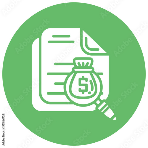 Embezzlement Trail Vector Icon