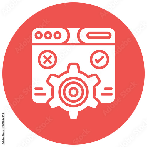 Functional Testing Vector Icon