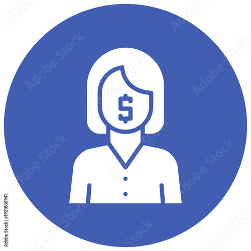 Greedy Banker Vector Icon